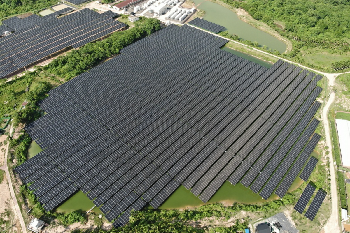 Red Solar builds 70 MW fishery solar farm with flexible support systems